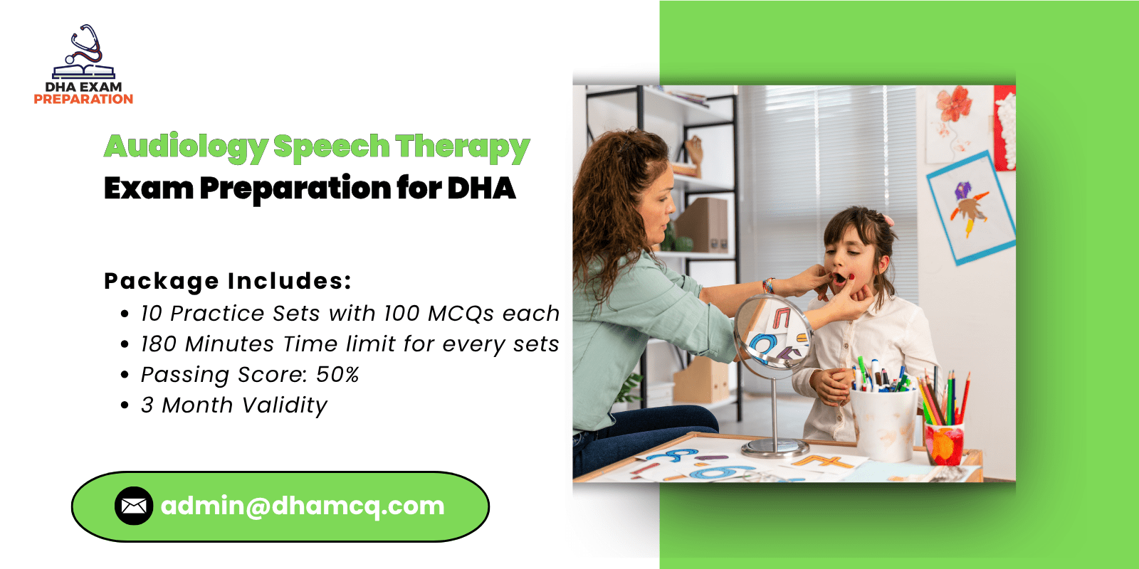 Audiology Speech Therapy Exam Preparation for DHA
