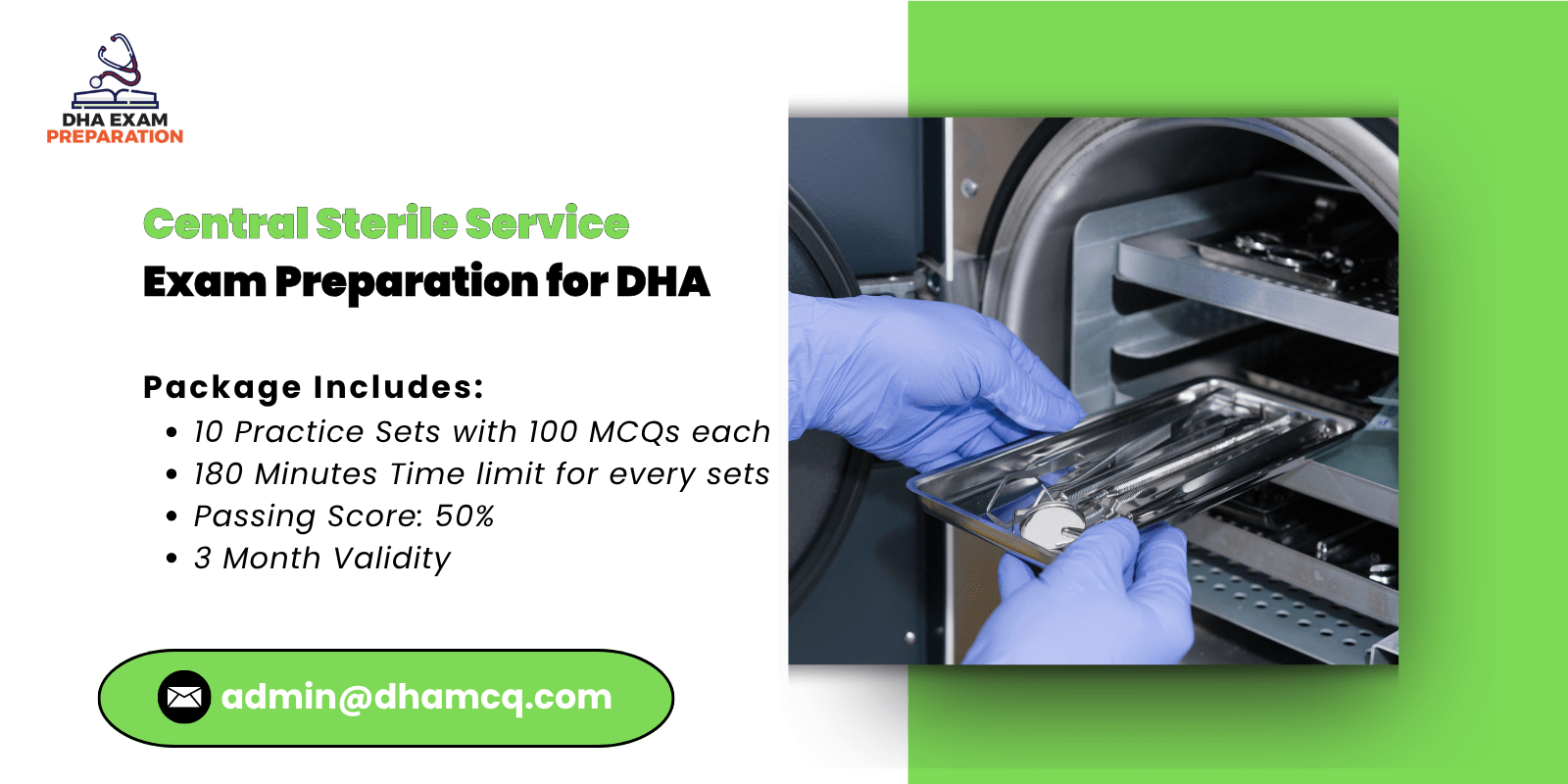 Central Sterile Service Exam Preparation for DHA