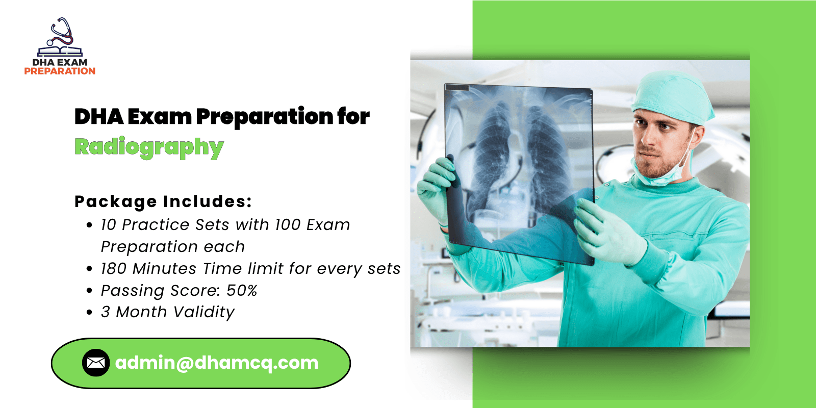 DHA Exam Preparation for Radiography