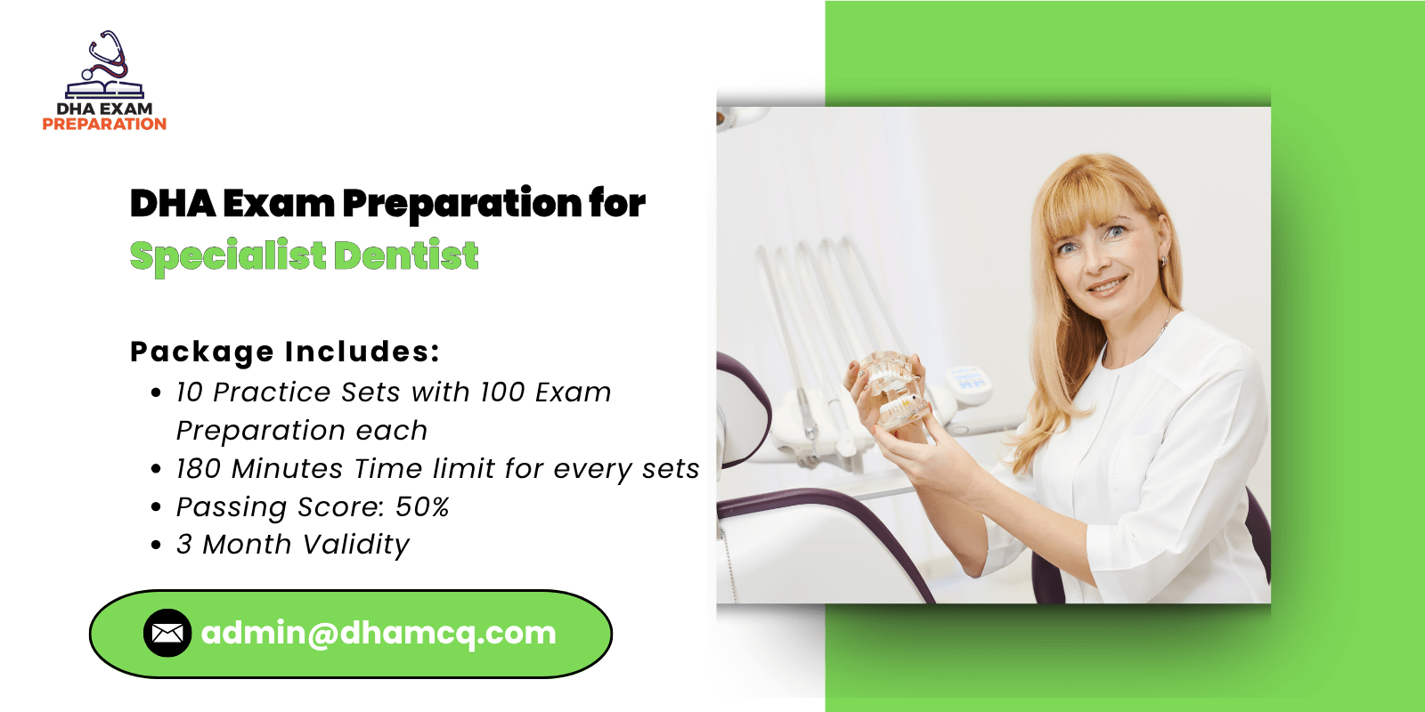 DHA Exam Preparation for Specialist Dentist