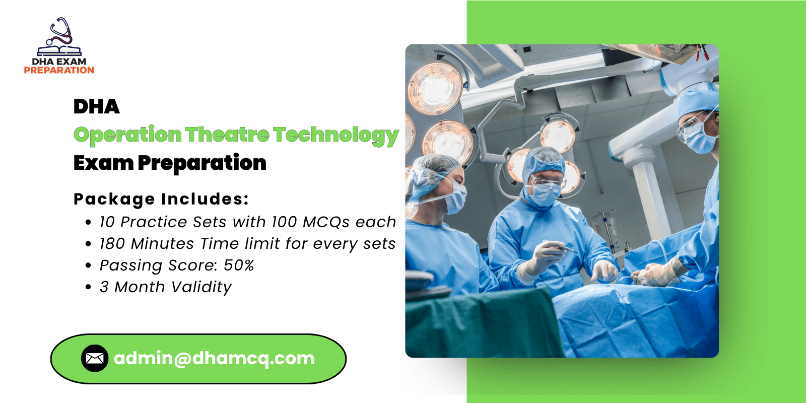 DHA Operation Theatre Technology Exam Preparation