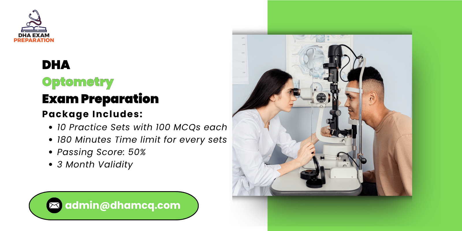 DHA Optometry Exam Preparation