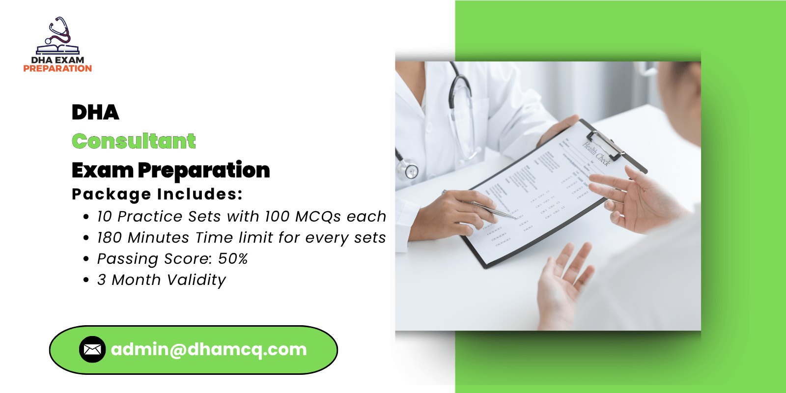 DHA Consultant Exam Preparation