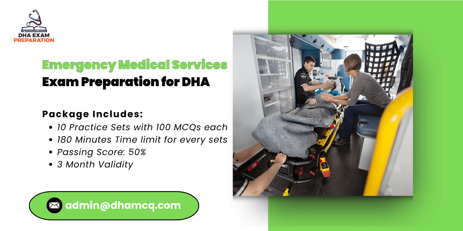Emergency Medical Services Exam Preparation for DHA