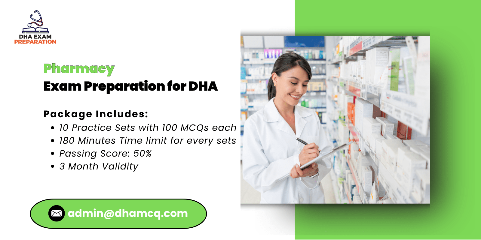 Pharmacy Exam Preparation for DHA