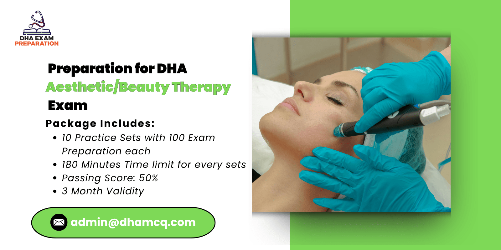 Preparation for DHA Aesthetic_Beauty Therapy Exam