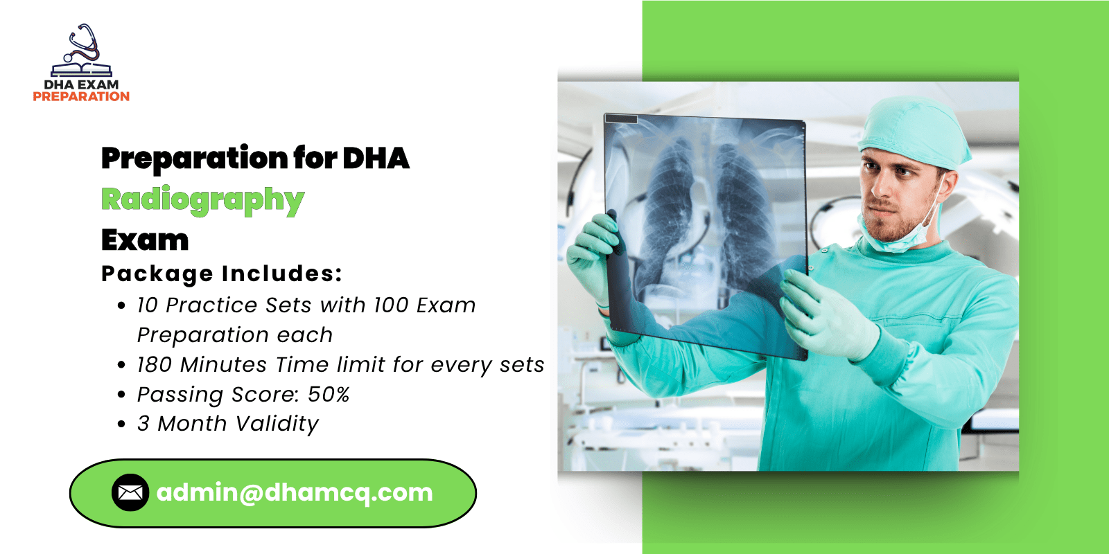 Preparation for DHA Radiography Exam
