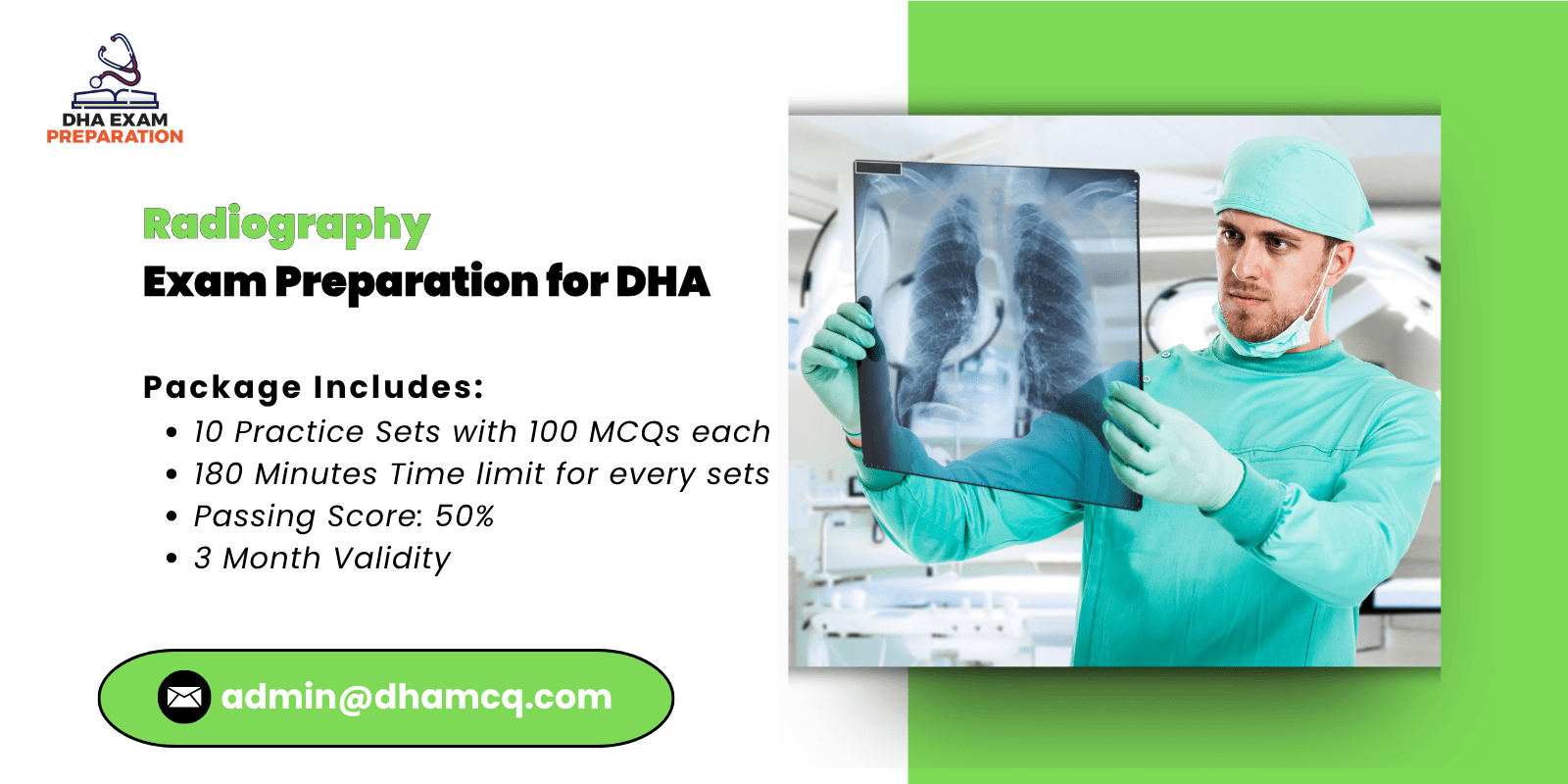Radiography Exam Preparation for DHA