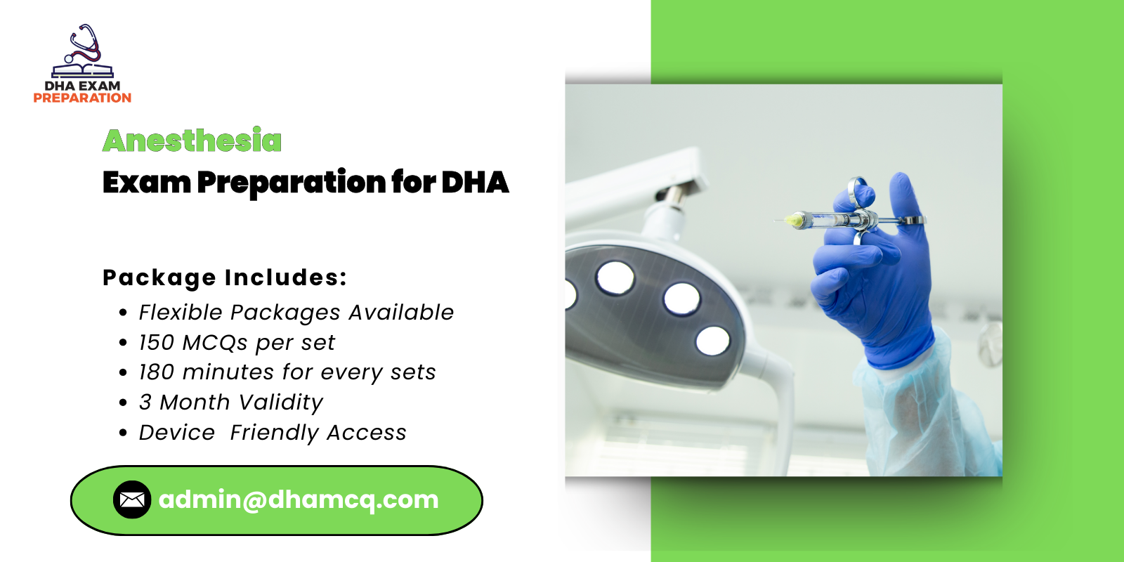 Anesthesia Exam Preparation for DHA