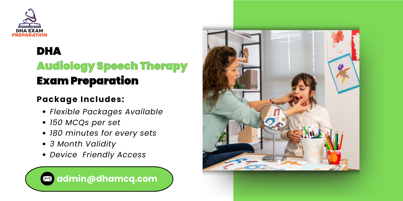 DHA Audiology Speech Therapy Exam Preparation