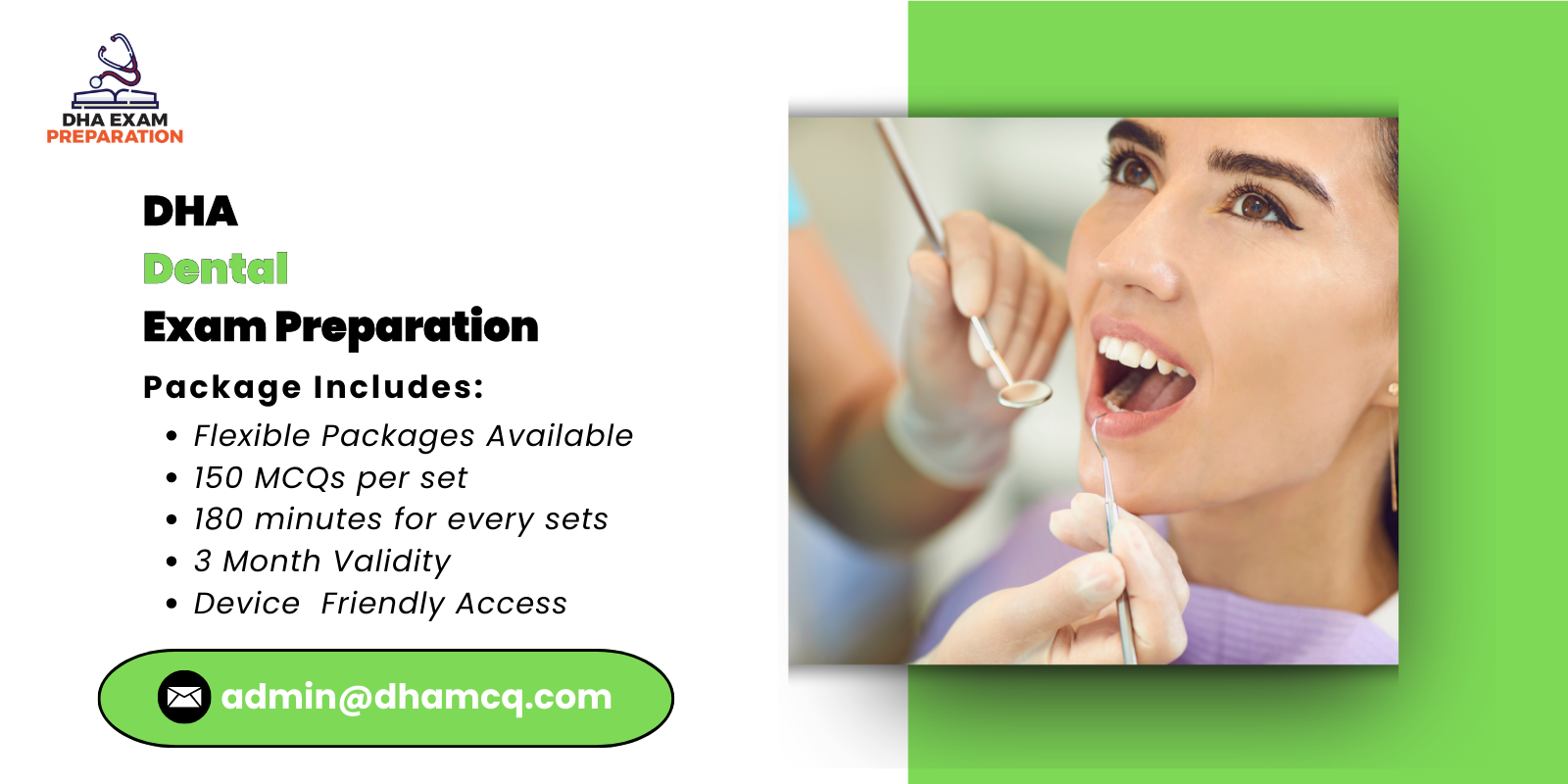 DHA Dental Exam Preparation