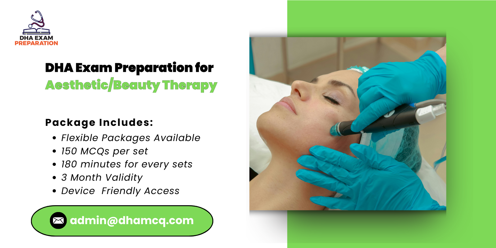 DHA Exam Preparation for Aesthetic_Beauty Therapy