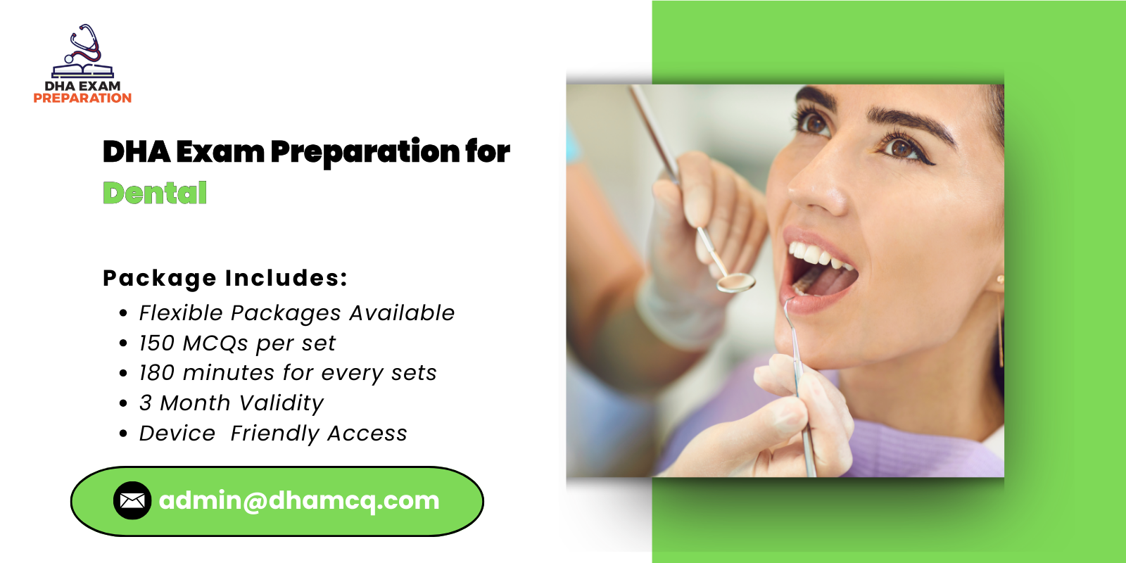 DHA Exam Preparation for Dental