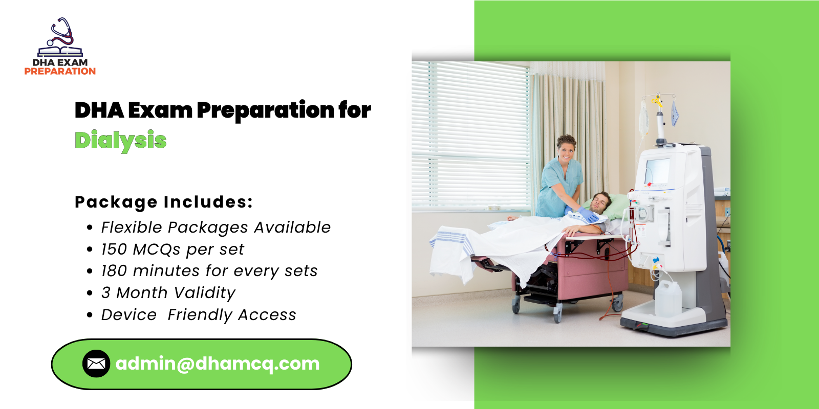 DHA Exam Preparation for Dialysis