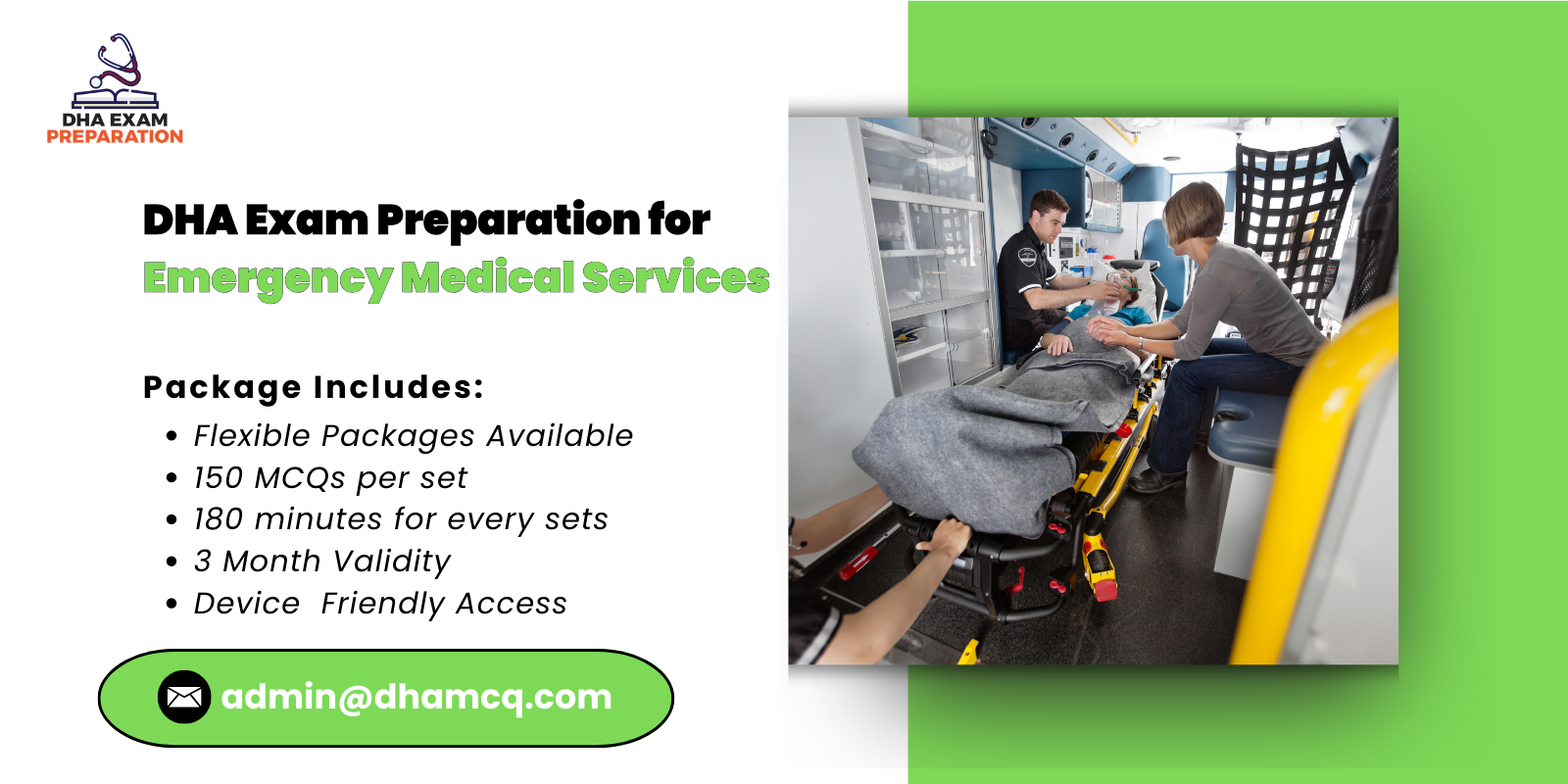 DHA Exam Preparation for Emergency Medical Services