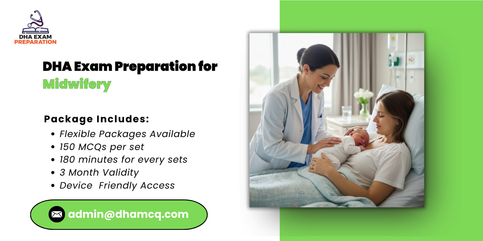 DHA Exam Preparation for Midwifery