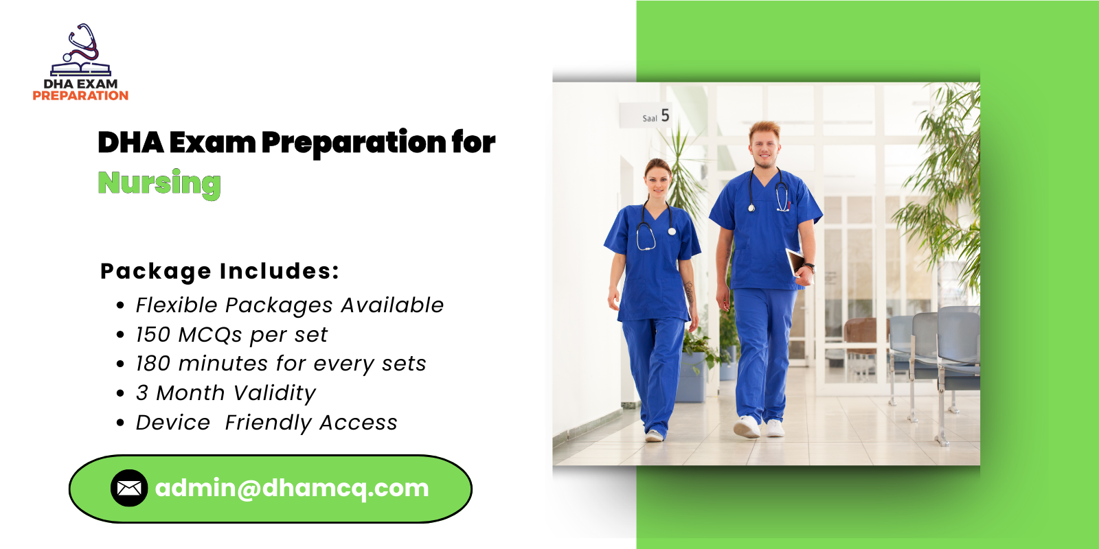 DHA Exam Preparation for Nursing