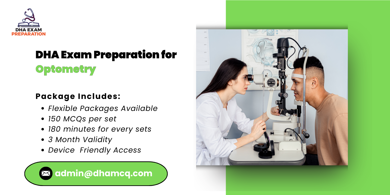 DHA Exam Preparation for Optometry