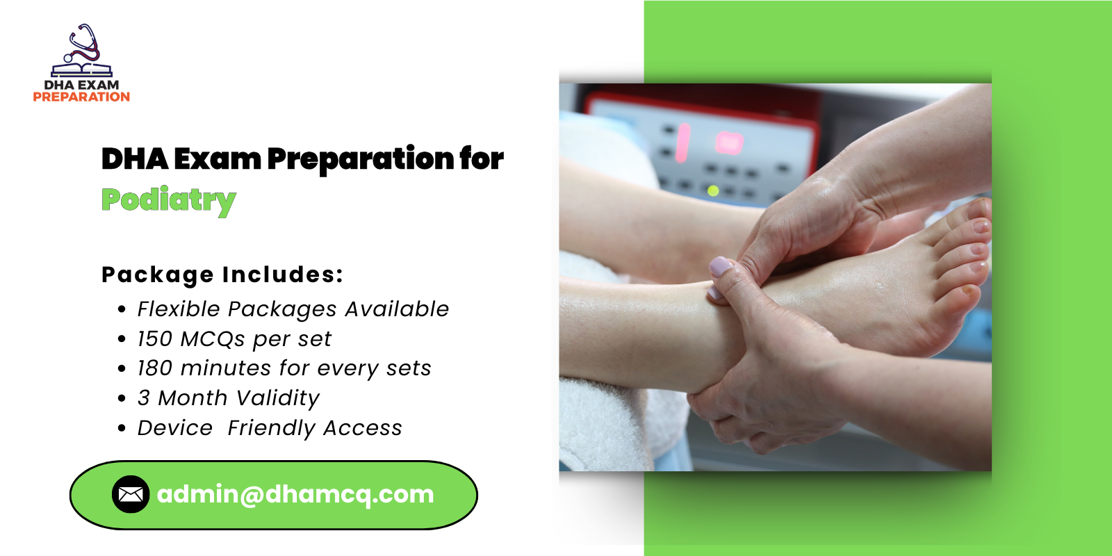 DHA Exam Preparation for Podiatry
