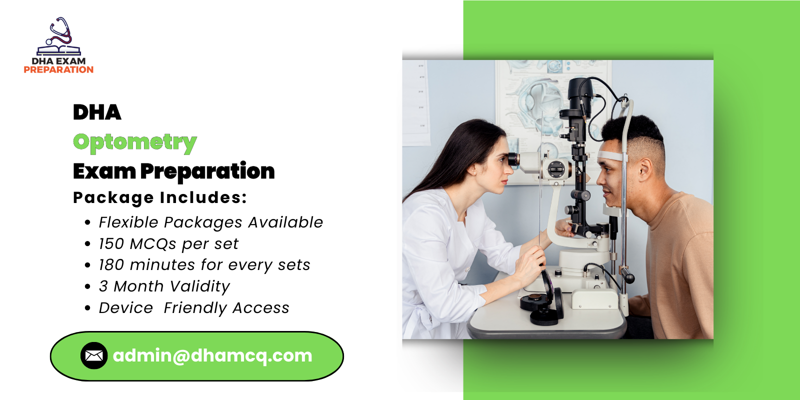 DHA Optometry Exam Preparation
