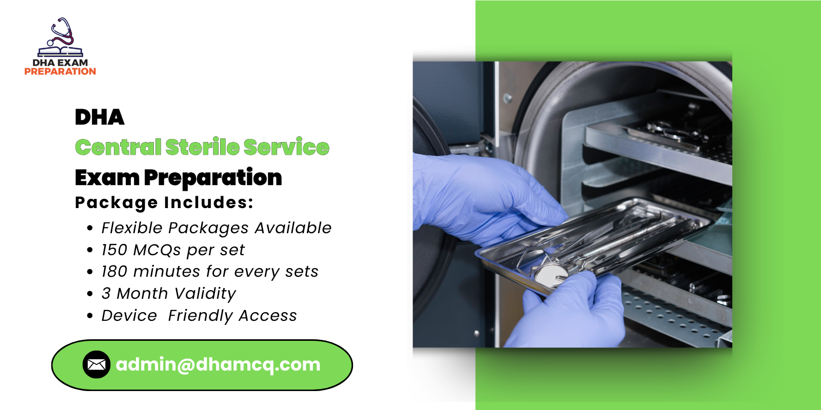 DHA Central Sterile Service Exam Preparation