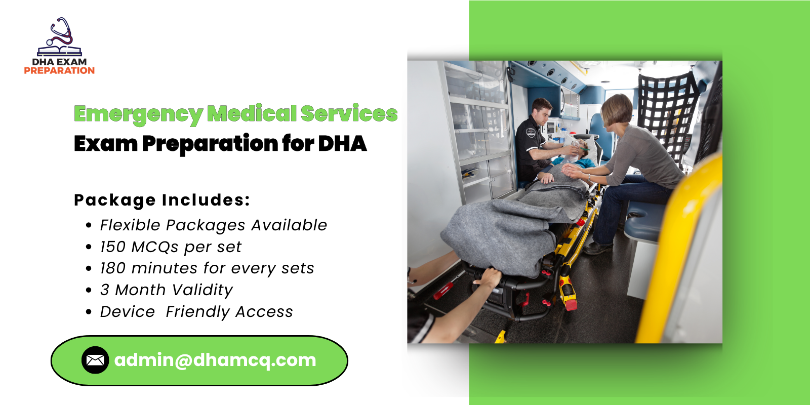 Emergency Medical Services Exam Preparation for DHA