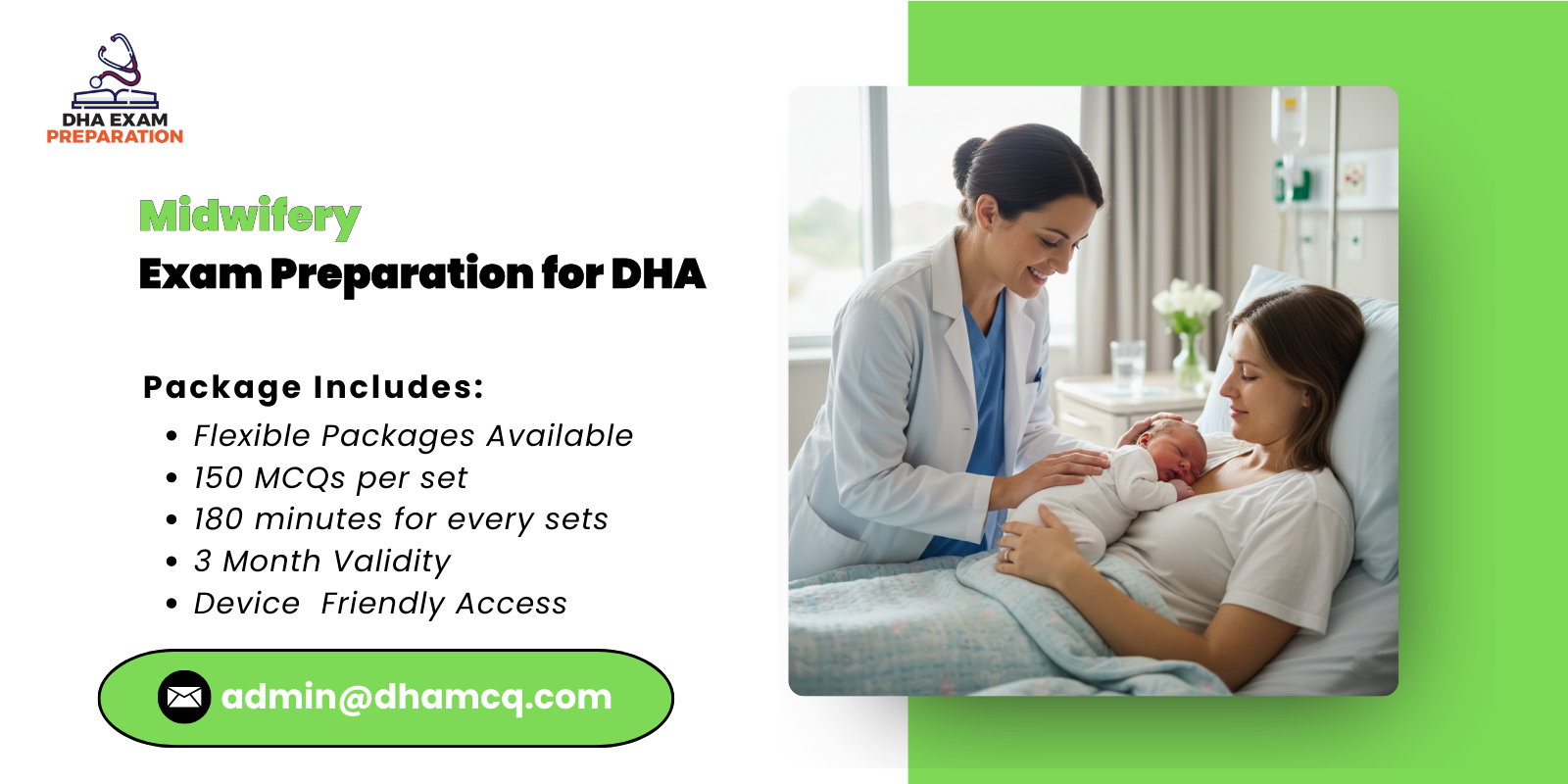 Midwifery Exam Preparation for DHA