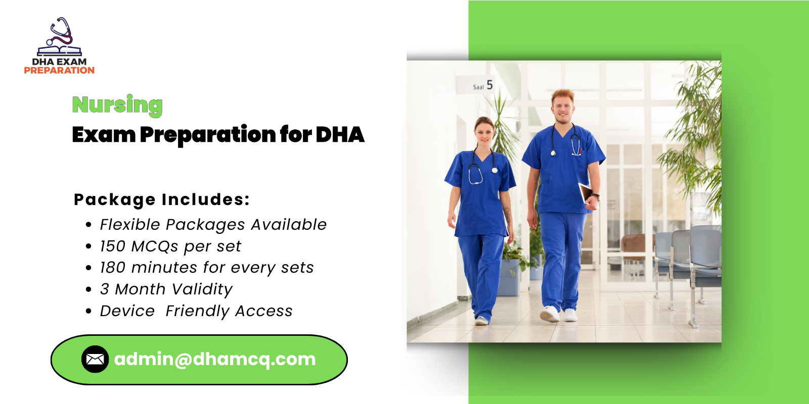 Nursing Exam Preparation for DHA