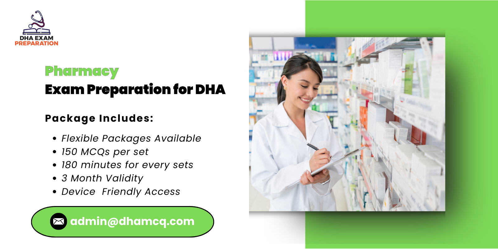 Pharmacy Exam Preparation for DHA