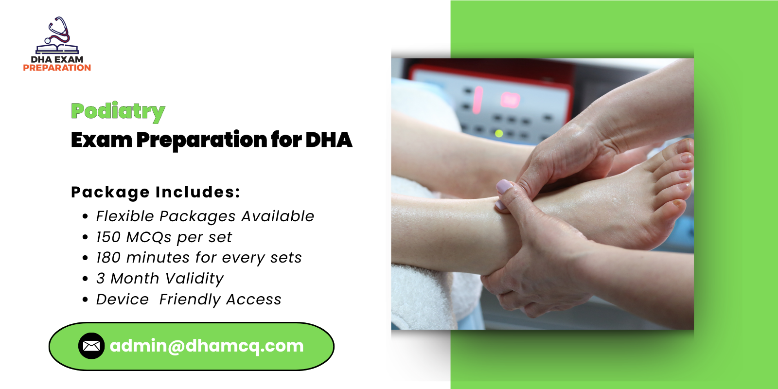 Podiatry Exam Preparation for DHA
