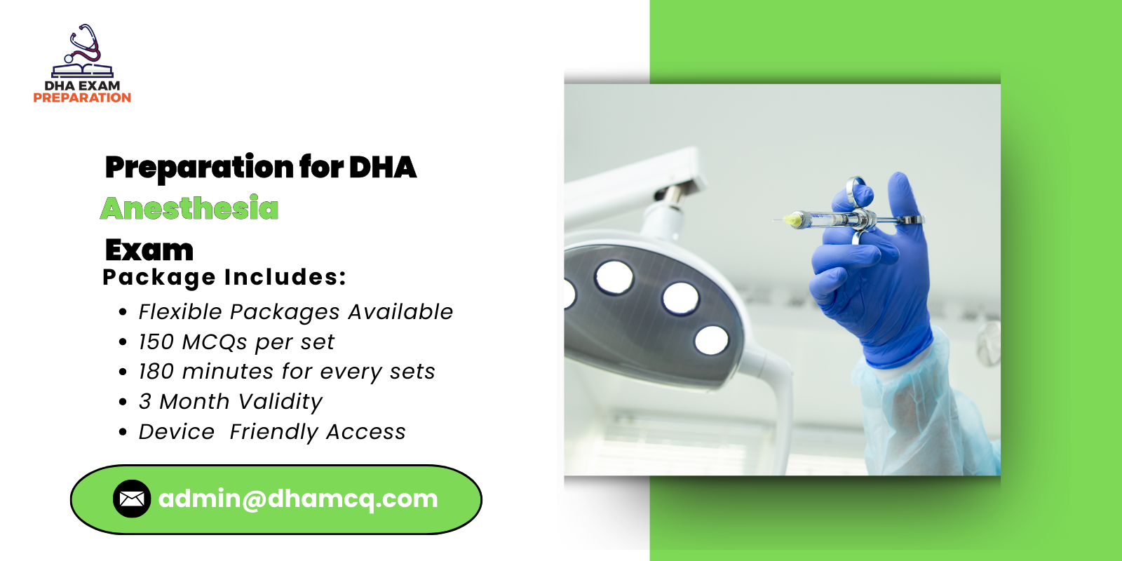 Preparation for DHA Anesthesia Exam