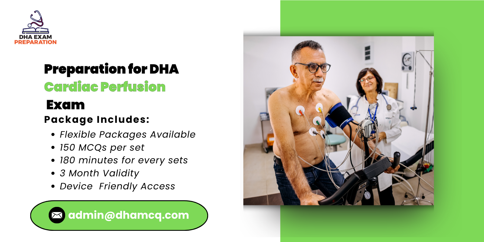Preparation for DHA Cardiac Perfusion Exam