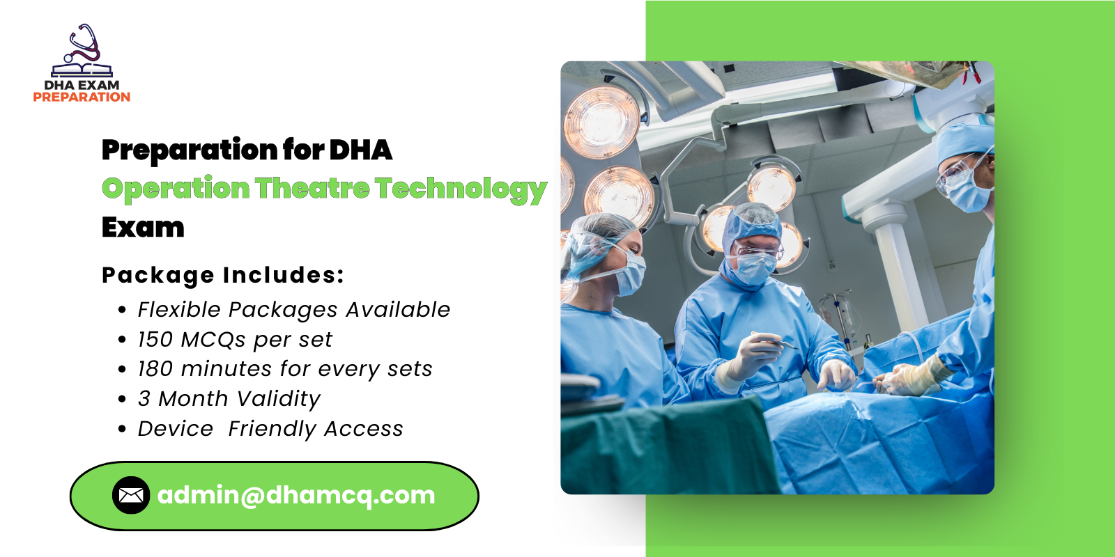 Preparation for DHA Operation Theatre Technology Exam
