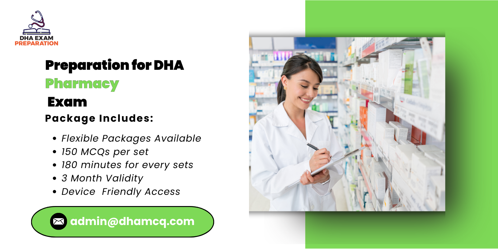 Preparation for DHA Pharmacy Exam