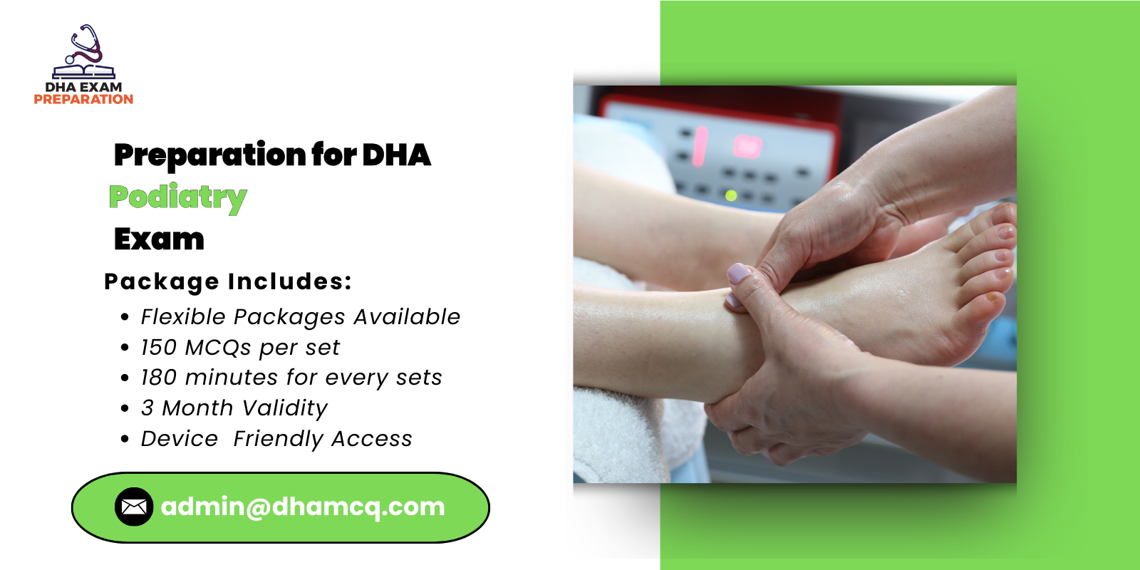 Preparation for DHA Podiatry Exam
