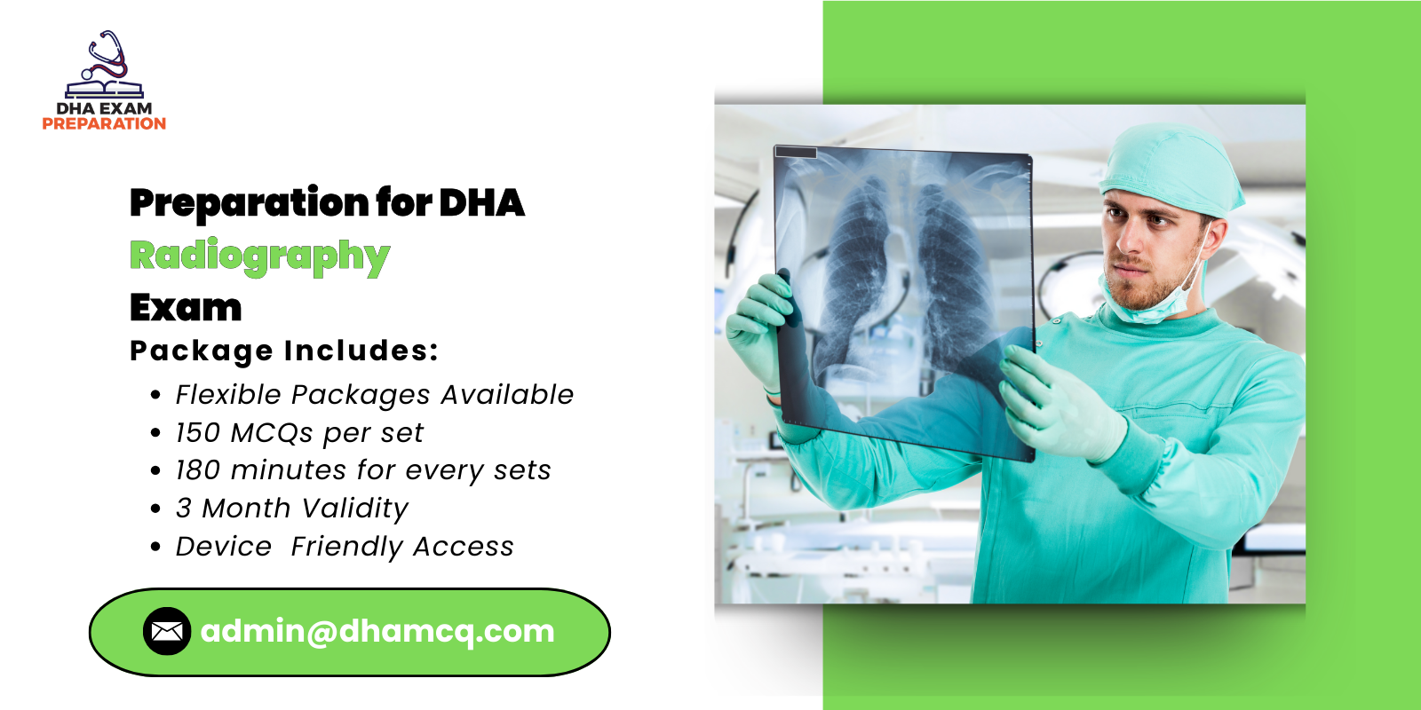 Preparation for DHA Radiography Exam