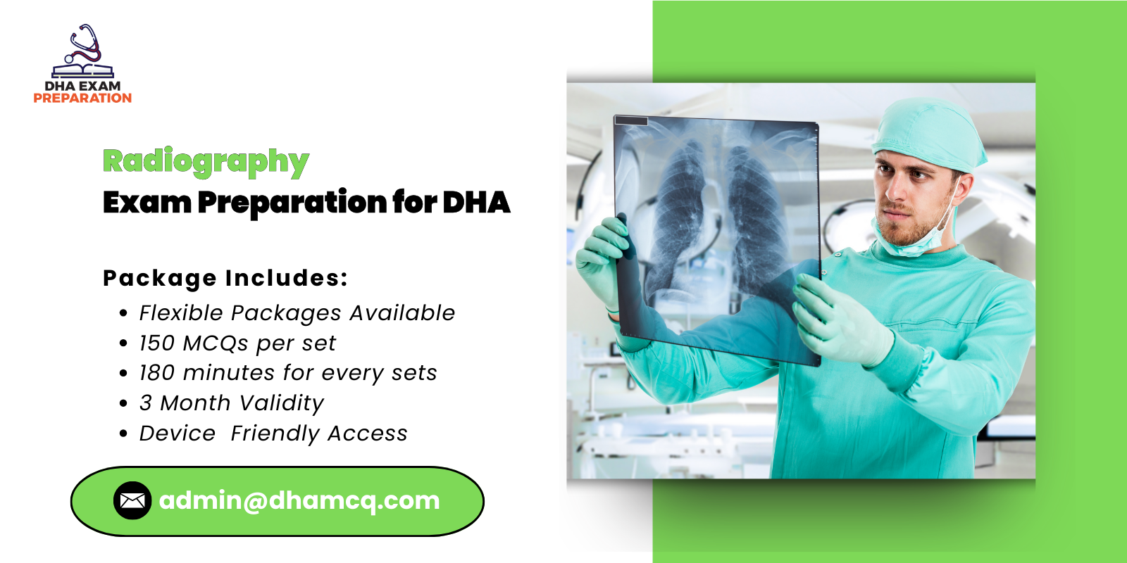 Radiography Exam Preparation for DHA