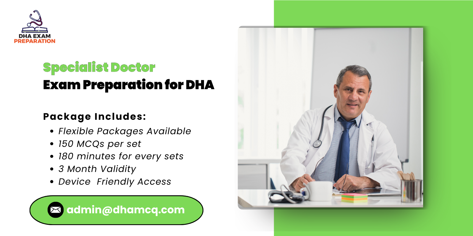 Specialist Doctor Exam Preparation for DHA