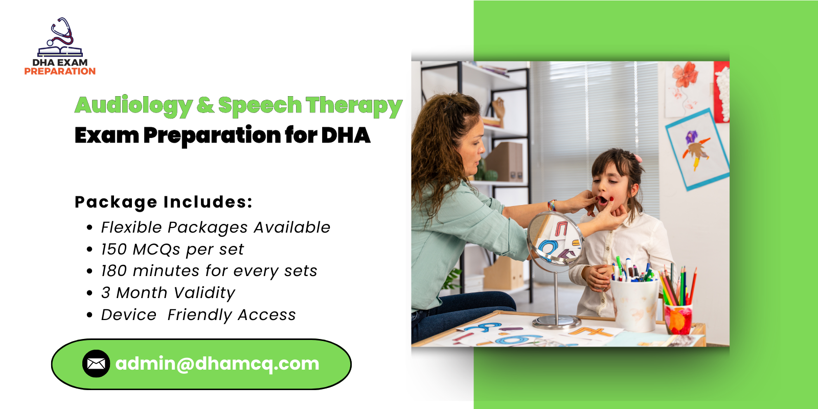 Audiology Speech Therapy Exam Preparation for DHA
