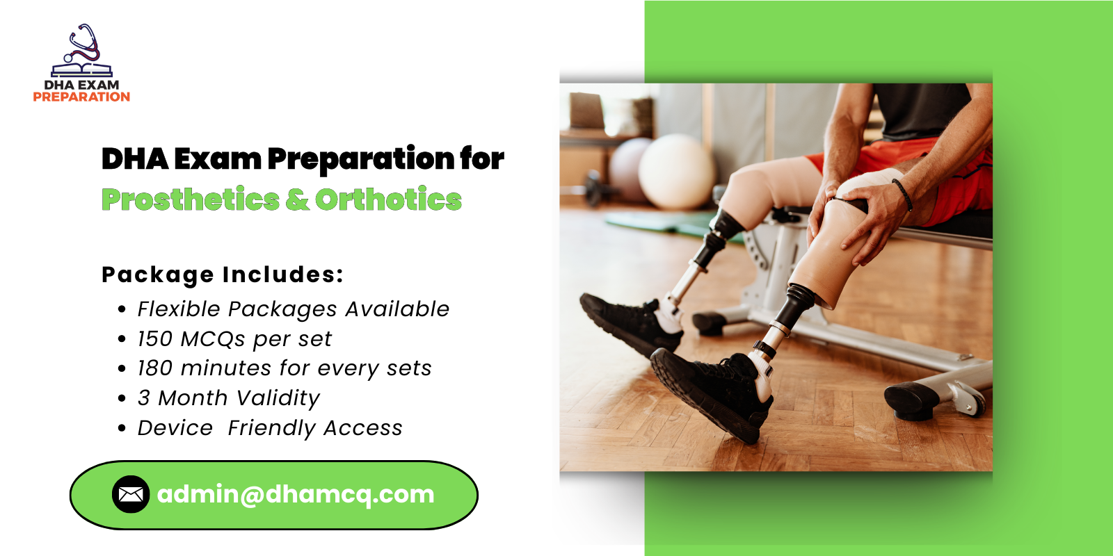 DHA Exam Preparation for Prosthetics Orthotics